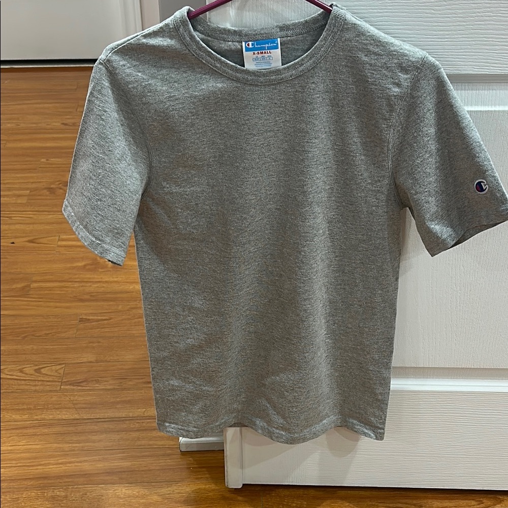 Champion Gray Short Sleeve Tee Classic Fit